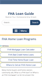 Mobile Screenshot of fhamortgageinfo.com